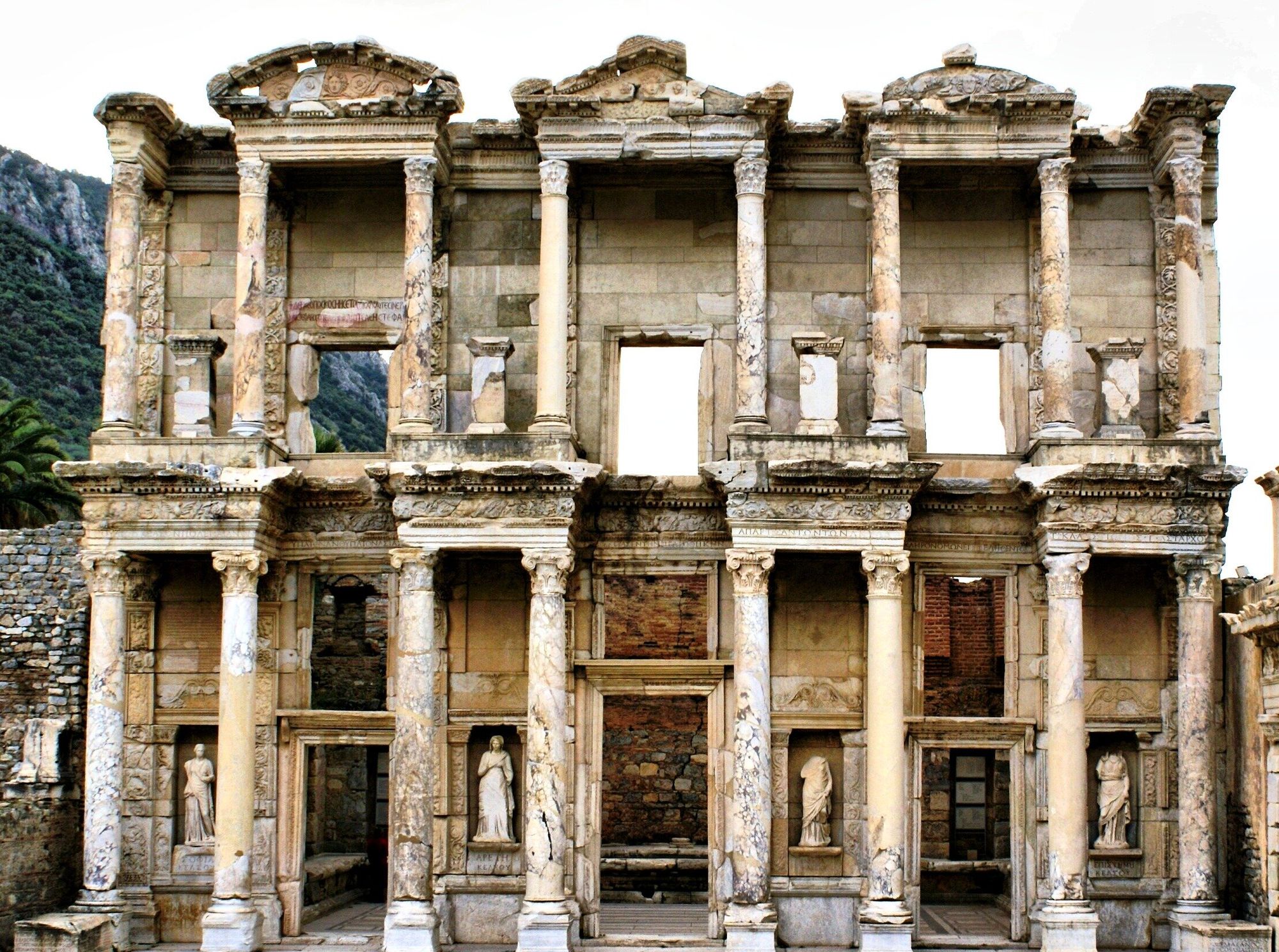 Library of Celcus, Photo by Haluk Comertel