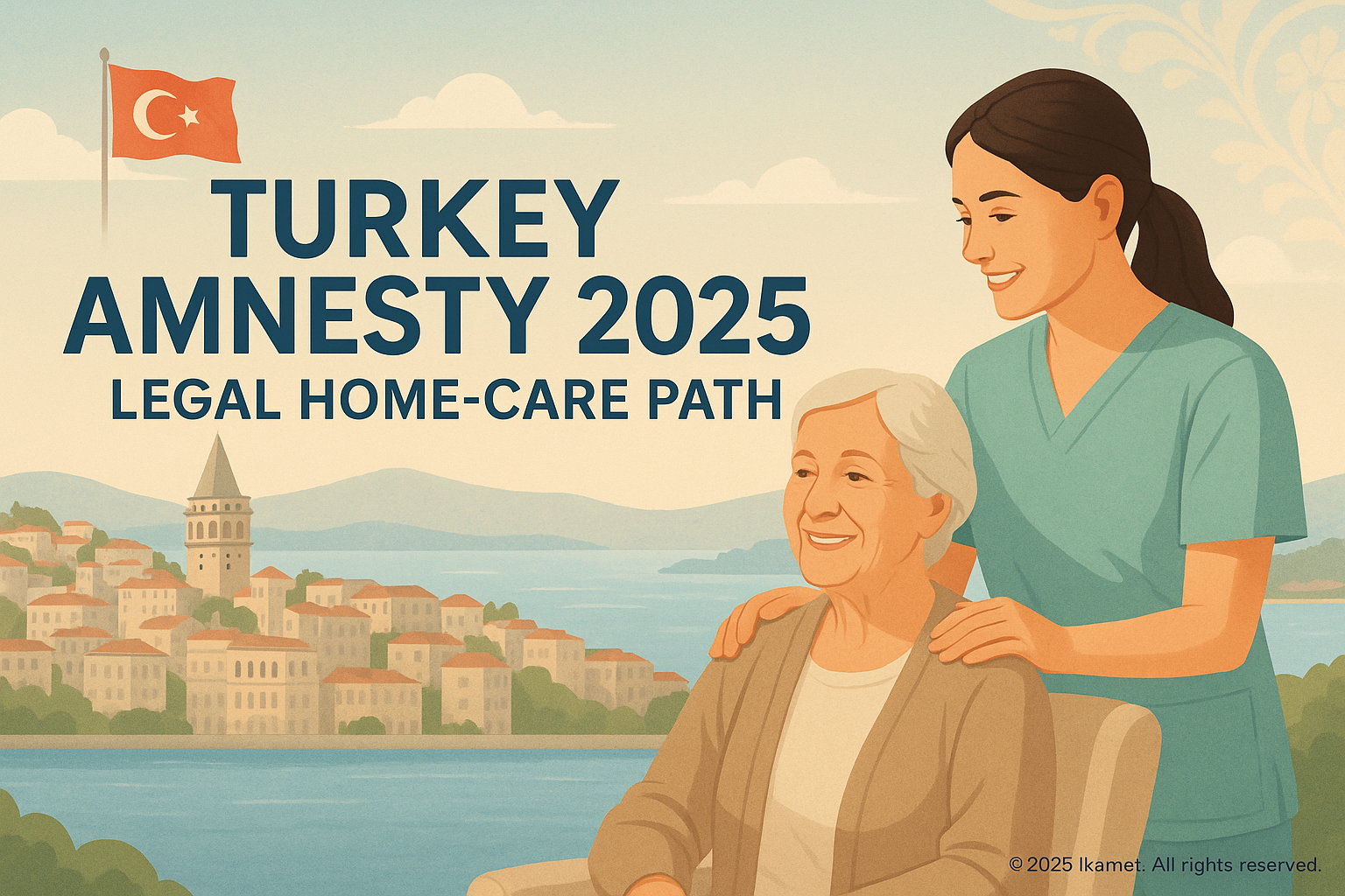 Turkey amnesty 2025 legal pathway for home-care workers