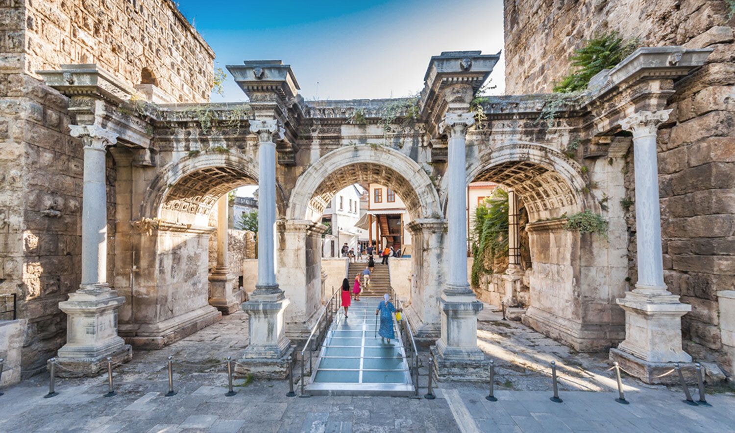 Hadrian's Gate, Kaleici, Antalya, Turkey