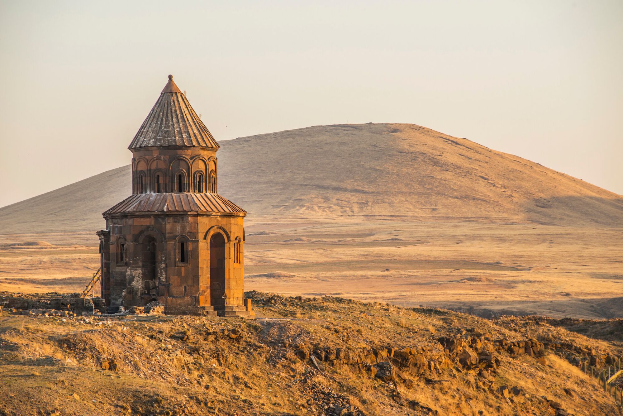 Saint Gregory Historical Church in summer, Ani, Kars, Turkey — Getty Images