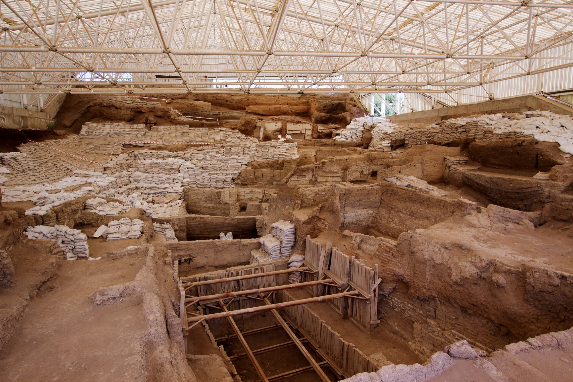 Çatalhöyük Konya, Turkey. Built in 7500 B.C. — Getty Images