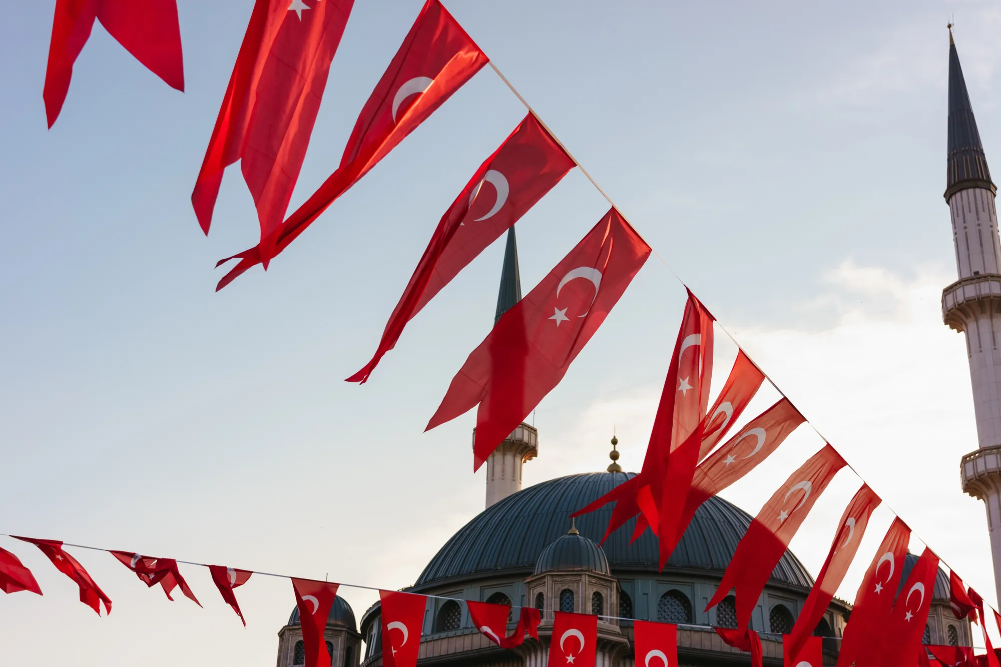 Turkiye flags